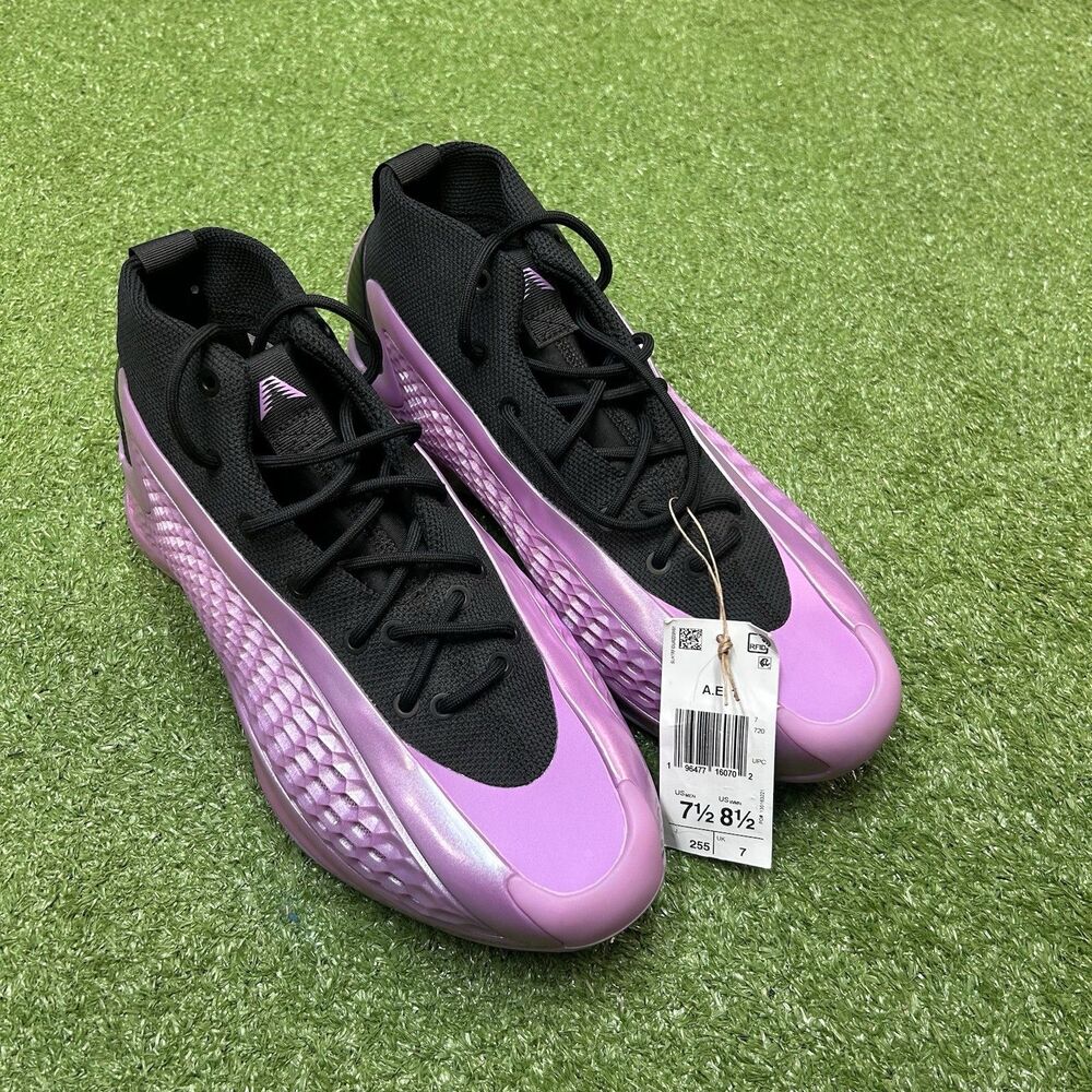 Adidas A.E. 1 Anthony Edwards Basketball Shoes Pink Purple IG6670 NEW Size 7.5